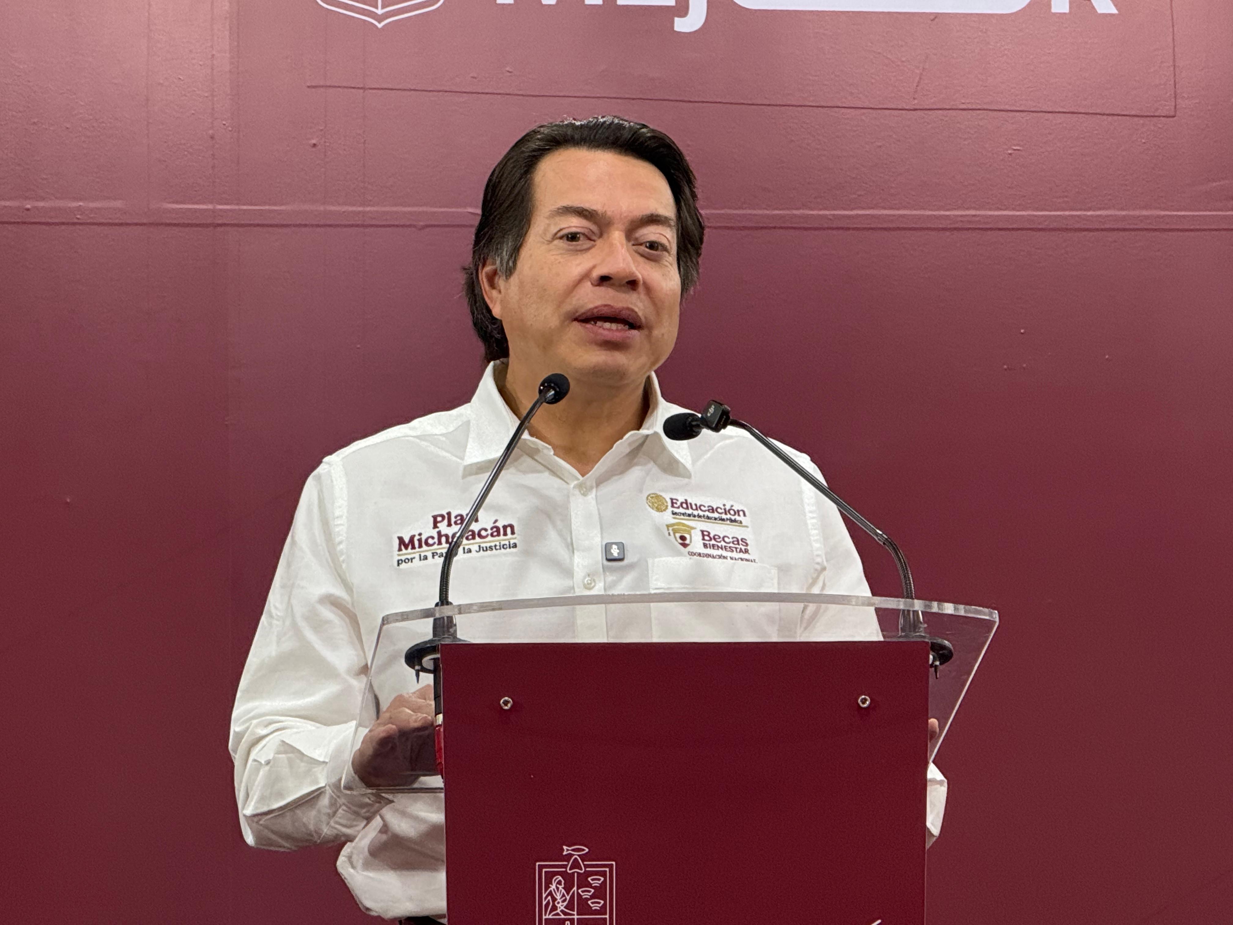 No es necesaria la federalización de la nómina educativa en la entidad:Mario Delgado 