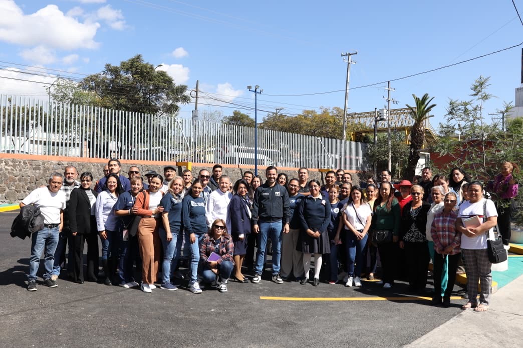 Yankel Benítez constata mejoras en la Escuela Secundaria Técnica 108
