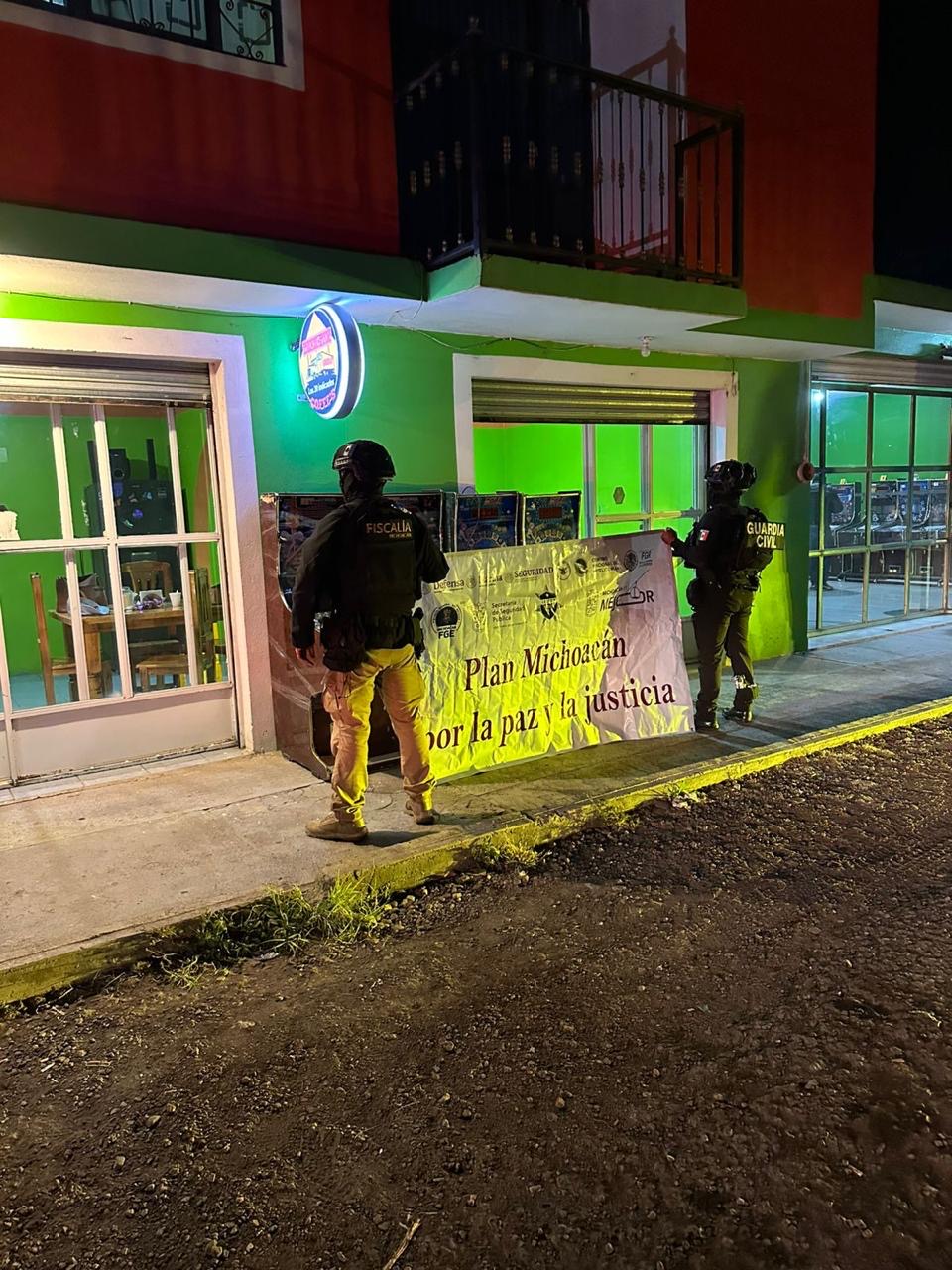 Aseguran FGE y SSP 107 máquinas tragamonedas; merman más de 1.4 mdp al crimen