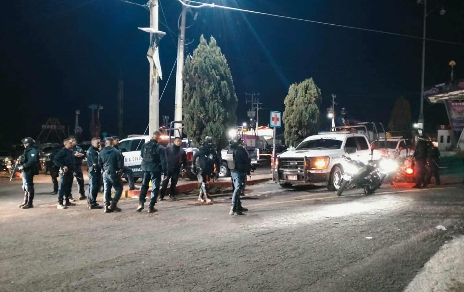 Sujetos armados atacan a policías de Salvador Escalante en Opopeo 