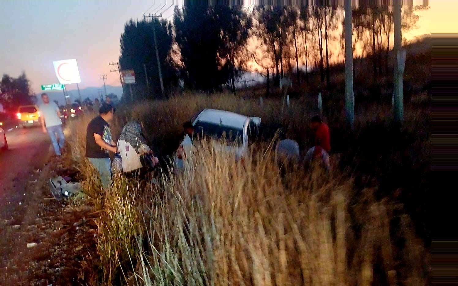 Aparatoso choque múltiple en la carretera Morelia – Pátzcuaro