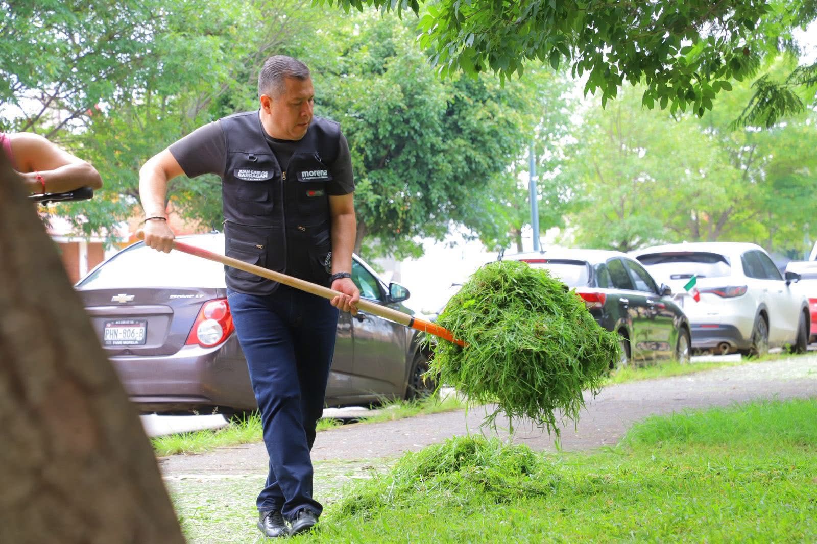 Rescatar espacios públicos fortalece la seguridad en Morelia: JC Barragán