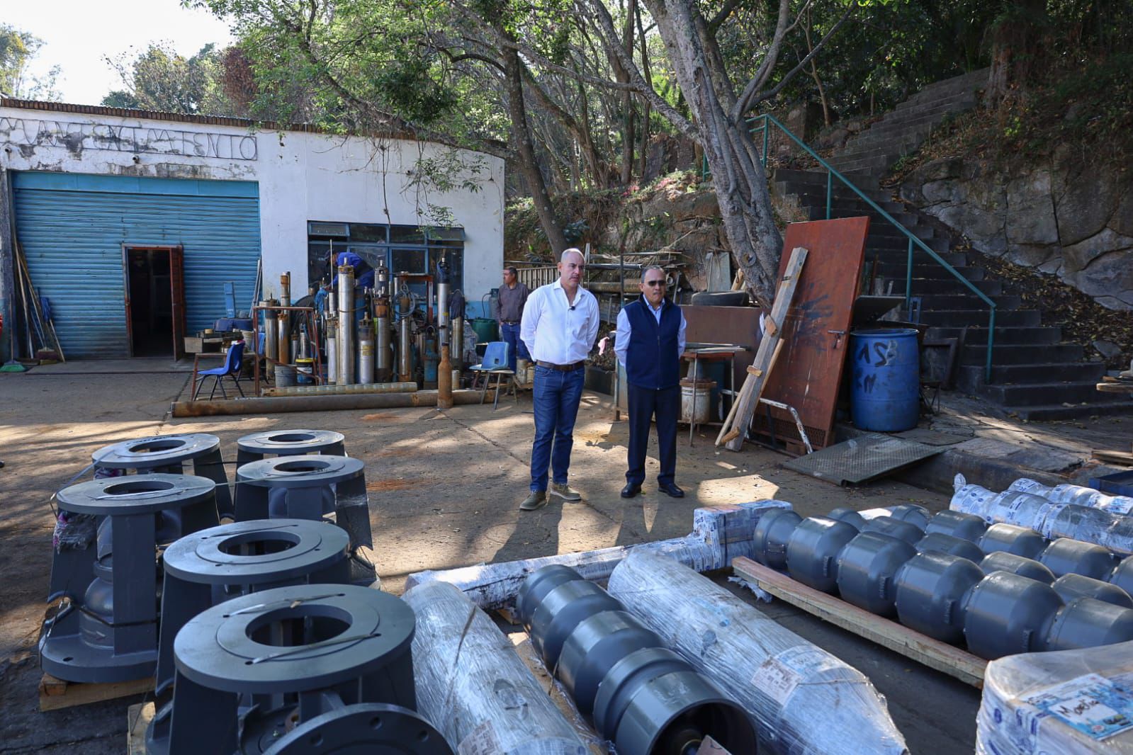 Adolfo Torres consolida modernización del Ooapas con nuevos motores de alta potencia