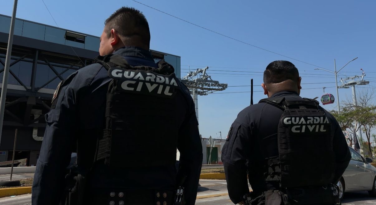 SSP y Policía Auxiliar con vigilancia permanente en el teleférico de Uruapan