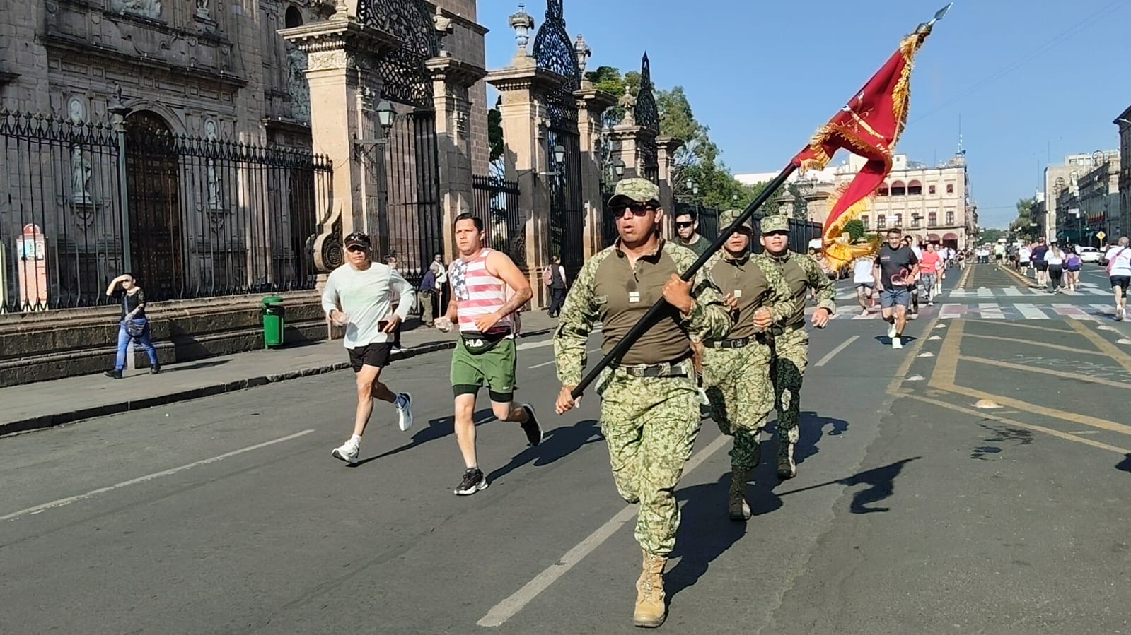 Ejército Mexicano realiza Carrera Deportiva en conmemoración al “Día del Arma de la Infantería”, en Morelia
