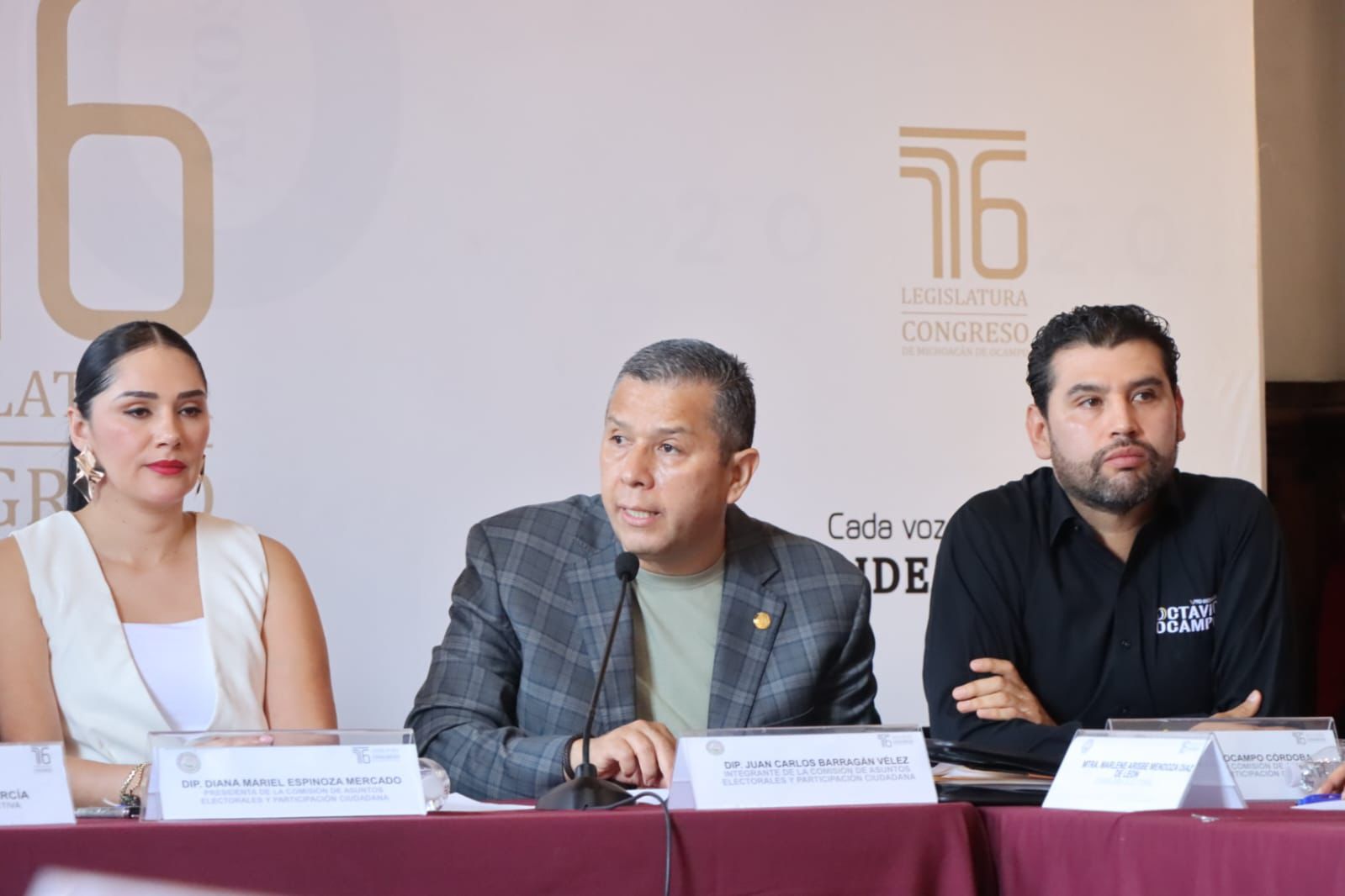 Barragán llama a fortalecer la democracia en Michoacán con reglas claras y mayor participación ciudadana