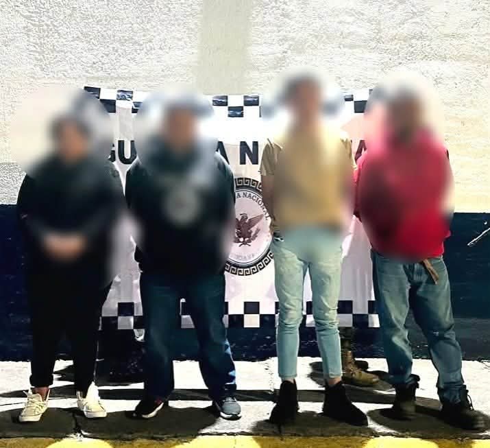GN detiene a tres presuntos delincuentes en Morelia; amenazaban a conductor de plataforma digital 