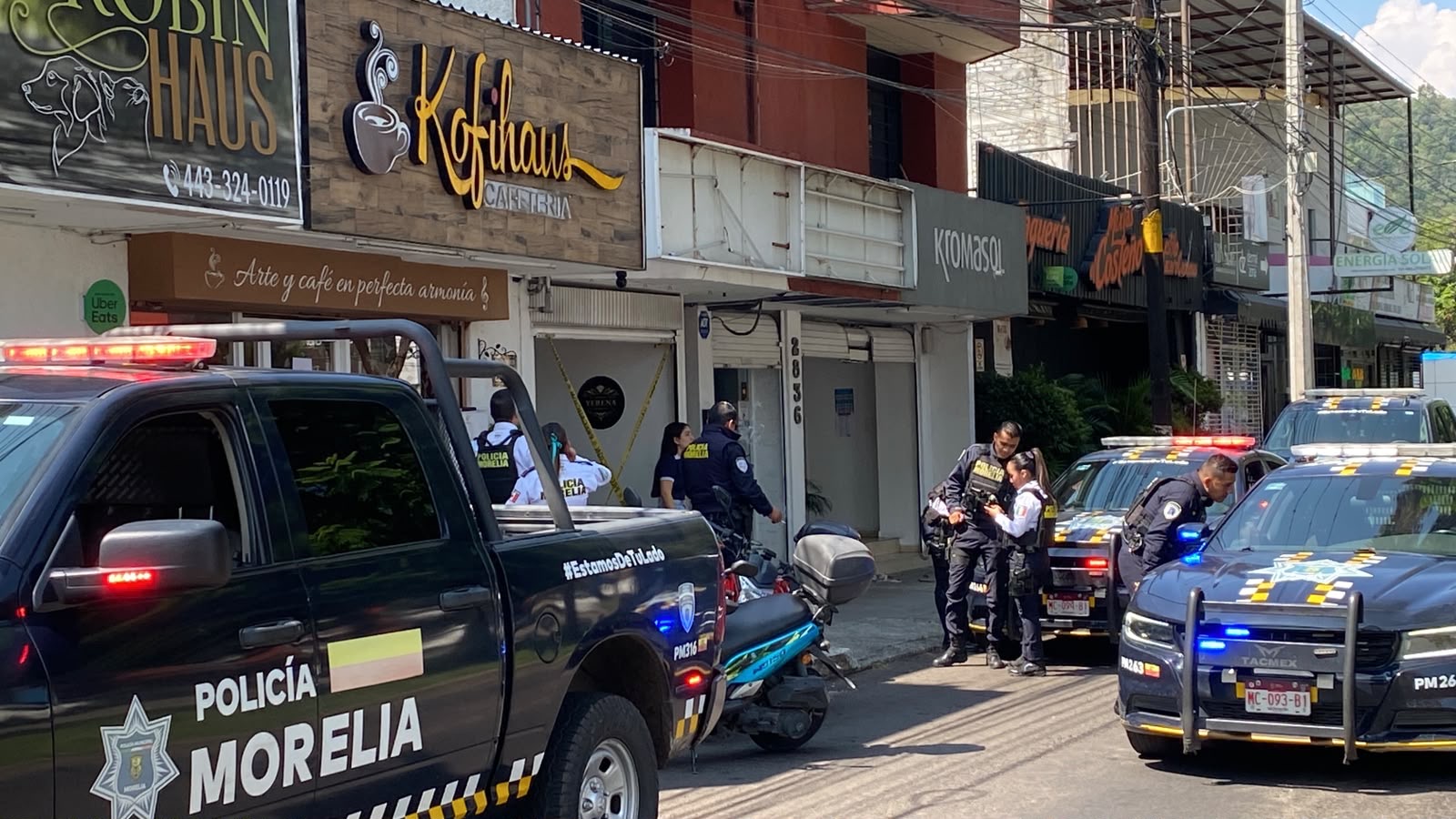 Asalt4n joyería en Morelia; un hombre resulta herid0 de bala