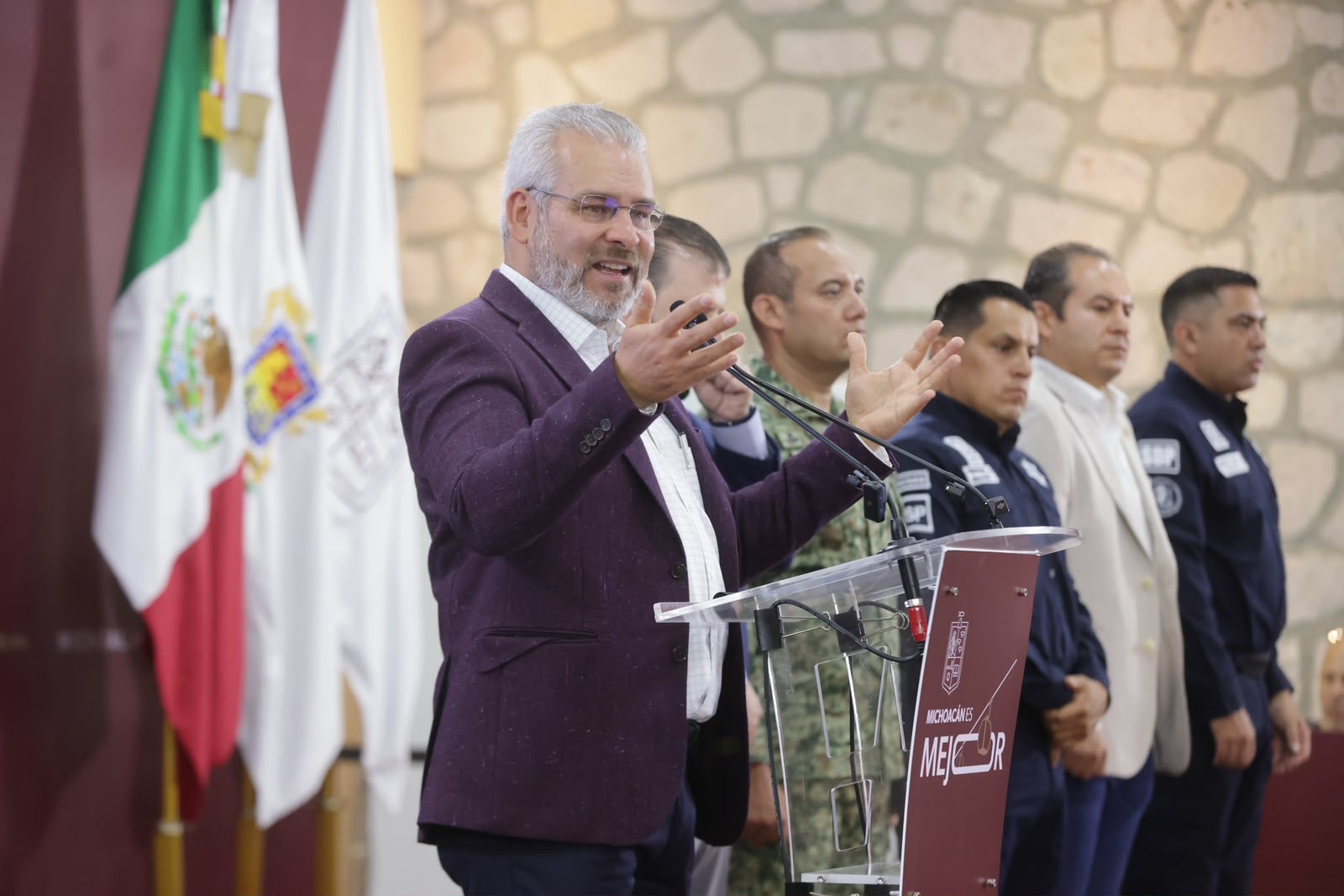 Michoacán lidera en decomiso de armas; avanza la seguridad efectiva: Bedolla