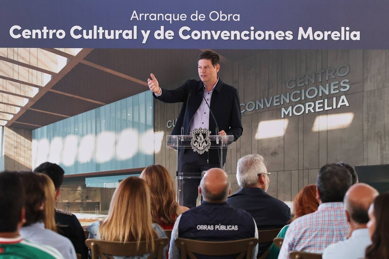 Alfonso Martínez proyecta obras estratégicas con Centro Cultural y de Convenciones de Morelia