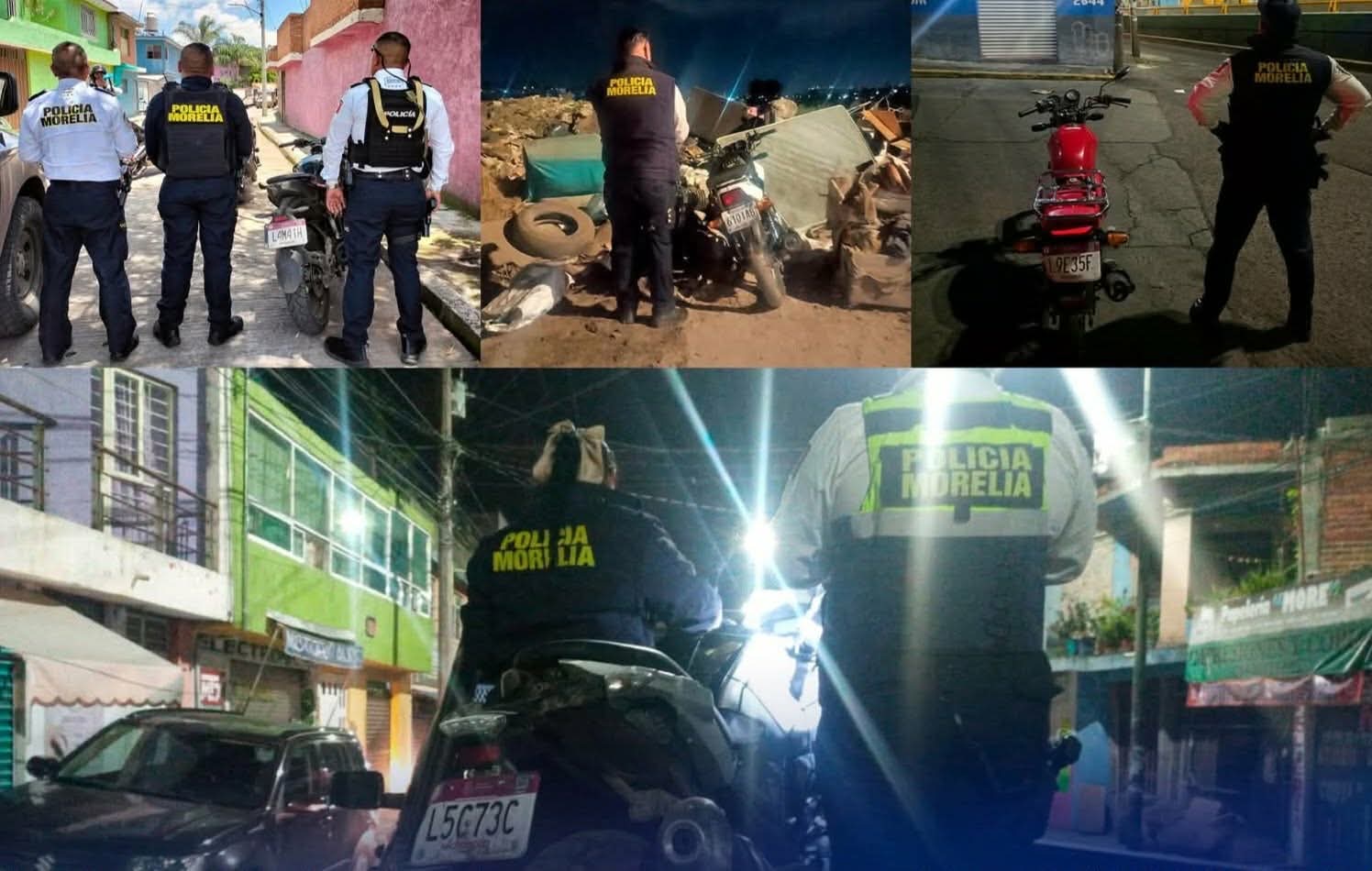 Recupera Policía Morelia cuatro motocicletas con reporte de robo