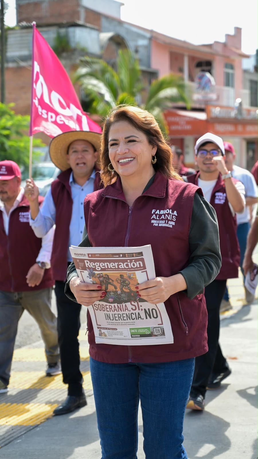 La transformación no debe detenerse; Michoacán necesita consolidarla: Fabiola Alanís