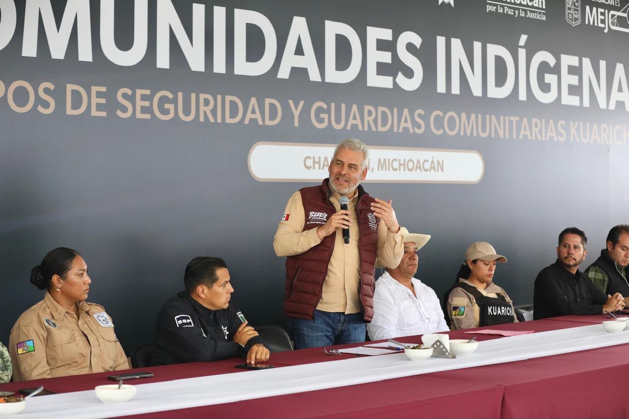 Fundamental seguir coordinados, ustedes son nuestras guías en territorio: Bedolla a Kuarichas